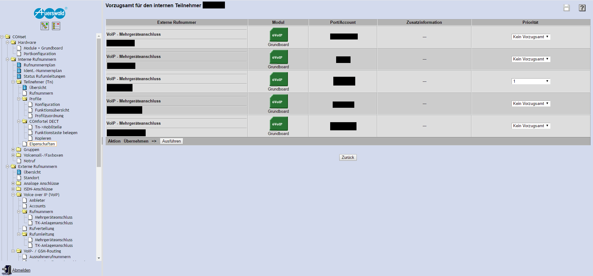 Setting the preferred office